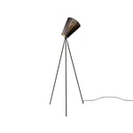 Northern Oslo Wood golvlampa Black, mattsvart stativ