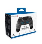 Gioteck VX4+ Wireless Controller for Playstation 4 (PS4) - Dark Camo - Customisable RGB Lighting and Programmable Back Buttons - Bluetooth Compatible