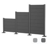 Biohort vægpanel i mørkegrå metallic til læhegn 150 x 90 cm