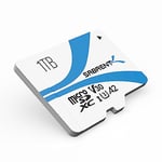 SABRENT Carte SD 1To, Micro SD V30 A2, Carte Micro SD mémoire UHS I, Vitesse de Lecture 100Mo/s, W30Mo/s, Compatible avec Nintendo Switch, Dash-cam, GoPro, Canon, Nikon, DJI Drone (SD-MQ30-1TB)