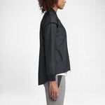 WOMENS NIKE TECH WOVEN JACKET 2 IN 1 REMOVABLE SLEEVES SIZE S (830295 010) BLACK