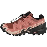SALOMON Running Shoes Woman Speedcross 6 Black/Pink AH 2023, Pink, 7.5 UK