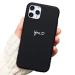 Silicone Text Phone Case For iPhone SE 2 2020 11 Pro X XR XS Max Capa For iPhone 7 8 Plus SE Soft TPU Cover Coque Case-Khe99-baiyou-For iPhone XR