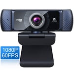 Vitade FHD 1080P 60fps Webcam for PC with Microphone, Pro USB Webcam with Plug and Play, Streaming Webcam for Gaming Conferencing Mac Windows Desktop PC Laptop Xbox Skype OBS Twitch Youtube Xsplit