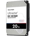 WD Ultrastar HC560 20TB 3.5 Enterprise HDD SATA 6Gb/s - 7200 RPM - 512MB Cache - 5 Years warranty