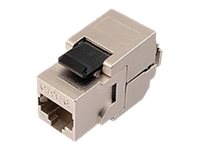 Solarix - Modulär Insättning - Cat 6 - Stp - Rj-45 - Svart