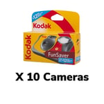 Kodak Single Use FunSaver Camera 27 + 12 Exposure X 10 - Party Pack