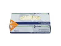 Handske Engangs Prime Source Str Xl Uden Pudder Latex Aql 1.5 Hvid,10 Pk X 100 Stk/Krt