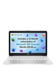 Hp Stream 11-Ak0027Na 11-Inch Laptop - Intel Celeron N4120, 4Gb Ram, 64Gb Ssd, Microsoft 365 Personal (12 Months) Included, With Optional Norton 360 - White - Laptop + Norton 360 1 Year