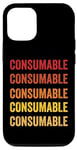 Coque pour iPhone 12/12 Pro Définition du consommable, consommable