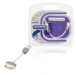 Bandridge USB sync and charge cable USB A male - 30-pin Apple dock 0.10 m white