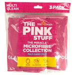 The Pink Stuff Mikrofiber rengöringsduk | rosa | 3st