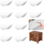 10 stycken självhäftande dörrhandtag skåp, självhäftande balkonghandtag, självhäftande lådhandtag, självhäftande skåp handtag