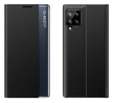 Flip Fodral Slim - Samsung Galaxy A12 Time Window Svart
