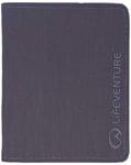 Lifeventure RFiD Protected Trifold Wallet — Zip Trifold Wallet for Travel, Eco-Friendly, Recyclable Material (Navy Blue)