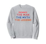 Dennis The Man The Myth The Legend Vintage Sunset Sweatshirt