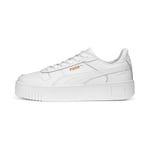 PUMA Femme Carina Street Shoes, Blanc 2, 38.5 EU