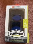 Griffin Survivor All-Terrain Shell Case For iPod Touch 5G Black Blue GB35697-3