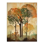 Autumn Again By George Sinclair Earthy Vintage Trees Botanical Aesthetic Modern Painting Unframed Wall Art Print Poster Home Decor Premium
