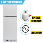 275 L Gas Propane Freezer Fridge Camper Refrigerator Garage Cottage Villa 240V