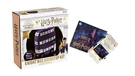Harry Potter - Kit de tricot de butoir de porte de chevalier errant + Harry Potter - Harry Potter Puzzle 50 pièces - École de Poudlard