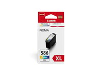 Canon CL-586XL (Colour) Genuine Ink Cartridge - Compatible with PIXMA TS7650i and PIXMA TS7750i
