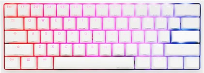 Ducky One 2 Mini Mechnical Keyboard - Pure White (Cherry MX Blue), A