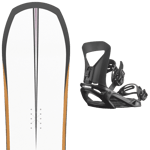 SALOMON Pack snowboard Salomon Assassin White/black 25 + Fixations Homme Blanc / Noir taille 156 2025