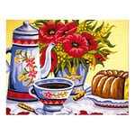 Collection D'Art 6234K Petit Déjeuner Kit de Canevas Coton Multicolore 20 x 30 x 0,1 cm