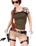 Lara Croft Inspirerade Pistolhölster och Pistoler