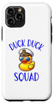 Coque pour iPhone 11 Pro Duck Duck Squad Tenue de croisière de vacances assortie