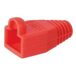 Böjskydd till RJ45-kontakter, 10-pack, rött