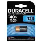Duracell Ultra Lithium Photo 123 Battery, 1pk
