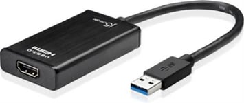 USB 3.0 till HDMI-adapter - Extra grafikkort - Svart