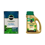 Miracle-Gro EverGreen Premium Plus No Rake Moss Remover Lawn Food 10 kg - 100 m2 & Patch Magic Grass Seed, Feed and Coir, 1015 g