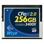 Wise CFast 2.0 Card 3500x 256GB blue