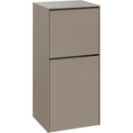 VILLEROY & BOCH SUBWAY 3.0 SIDESKAP 40X86 VENSTRE TAUPE HÅNDTAK I MØBELETS FARGE