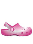 Crocs Classic Neon Highlighter Cg K Sandal, Pink, Size 1 Older
