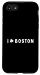 Coque pour iPhone SE (2020) / 7 / 8 Fête de la Saint-Patrick : Irish Boston Massachusetts Shamrock Sports