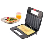 Medium Fit Grill - Versatile Griddle, Hot Plate and Toastie Machine with Improved Non-Stick Coating and Speedy Heat Up, Black