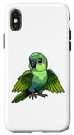 iPhone X/XS Cute Green Cheek Conure Gifts I Scream Conure, Conure Parrot Case