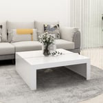 vidaXL sofabord 100x100x35 cm spånplade hvid