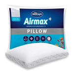 Silentnight Airmax Pillow Pack of 2 – Air Mesh Sides Maximising Airflow Preventing Overheating for a Cool Night's Sleep – Machine Washable and Hypoallergenic Bed Pillow 2 Pack