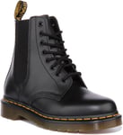 Dr Martens 1460 Harper Unisex Lace Up Leather Ankle Boots In Black Size UK 3 - 8