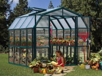 Palram-Canopia Rion Grand 8X16 Greenhouse - Clear Glazing