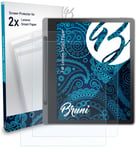 Bruni 2x Protective Film for Lenovo Smart Paper Screen Protector