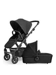 Silver Cross Tide Pushchair with Carrycot Bundle, Space