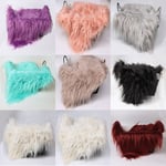 Lovely Newborn Photography Props Soft Baby Faux Fur Blankets Bac Pink