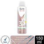 Sure Women Anti-Perspirant 96H Maximum Protection Deo 150ml, Select Your Scent