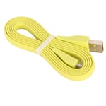 (Fluorescent Yellow) Cord Replacement For UE Boom Charger 1.2m USB